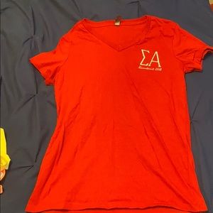 Sorority v neck